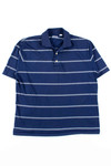 Navy Striped Polo Shirt 2