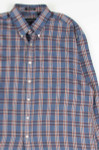 Blue Plaid Button Up Shirt 13