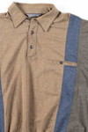 Olive Striped Polo Shirt 1