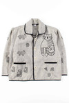 Grey Cats & Shapes Jacket