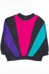 Vintage Color Blocked Dolman Sweatshirt