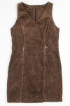 Brown Corduroy Dress 1