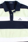 Lime Striped Fred Perry Polo Shirt