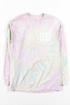 Kinda Don't Care Long Sleeve Tie Dye T-Shirt