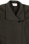 Dark Green Wool Overcoat