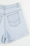 Vintage High Waisted Cuffed Denim Shorts (sz. 14)