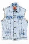 Acid Washed Levi's Denim Vest