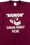 Green Family Picnic Vintage T-Shirt