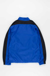 Royal Blue Contrast Lightweight Zip Up Starter Jacket