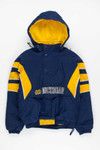 Vintage Michigan Classic Spellout Quilted Starter Pullover