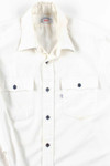 White Levi's Button Up Shirt