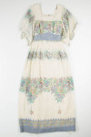 Vintage Bohemian Floral Dress