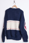 Navy Patterned Sweater