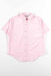 Pink Cuffed Button Up Shirt