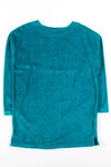 Teal Velvet Nightgown