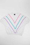 80s V-cut Knit T-Shirt
