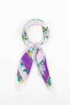 Vintage Silk Printed Ballerinas Scarf