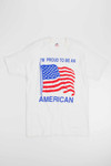 Proud to Be An American Vintage T-Shirt (Single Stitch)