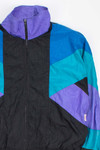 Jewel Toned Colorblock 90s Jacket 18060