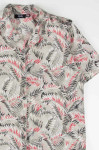 Beige Leaves Hawaiian Shirt