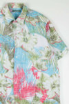 Large Floral Print Hawaiian Shirt