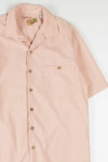 Blush Textured Stripes Hawaiian Shirt