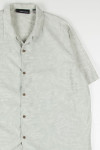 Grey Outlined Palm Fronds Hawaiian Shirt