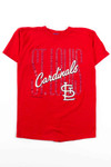 Red St. Louis Cardinals T-Shirt (1991, Single Stitch)