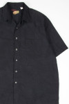 Black Palm Fronds Hawaiian Shirt