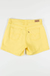 Yellow Stretch Levi's Denim Shorts (sz. 8)