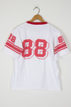 White and Red 88 T-shirt