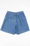 Women's Vintage Lee Pleated Denim Shorts 263 (sz. 12 Pet.)