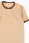 Brown Ringer T-Shirt