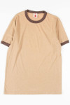 Brown Ringer T-Shirt