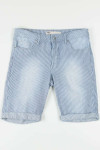 Striped Levi's Denim Bermuda Shorts (sz. 8)