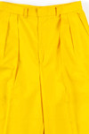 Yellow High Waisted Vintage Pants (sz. 9)