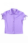 Lavender Tie Sleeve Top