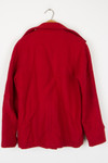 Vintage Red Winter Coat