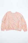 Orange Pastel Bleached Vintage Sweatshirt