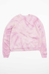 Faded Pink Spiral Bleached Vintage Sweatshirt