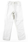 White Leather Pants (sz. 6)