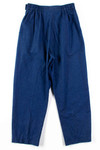 Blue Denim Side Button Vintage Pants (sz. Small)