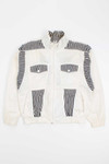 Striped Detail Vintage Windbreaker