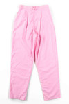 Pink Pleated High Waisted Pants (sz. 12)