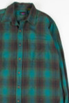 REI Green Vintage Flannel 2915
