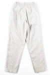 Light Khaki High Waisted Vintage Pants (sz. 8)