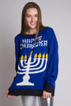 Happy Chanukah Menorah Lightup Sweater