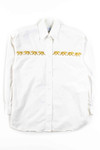 Gold Elephants Button Up Shirt