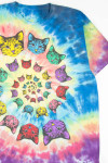 Psychedelic Kitties Tie Dye T-Shirt