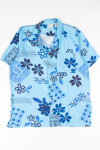 Bright Blue Hawaiian Shirt